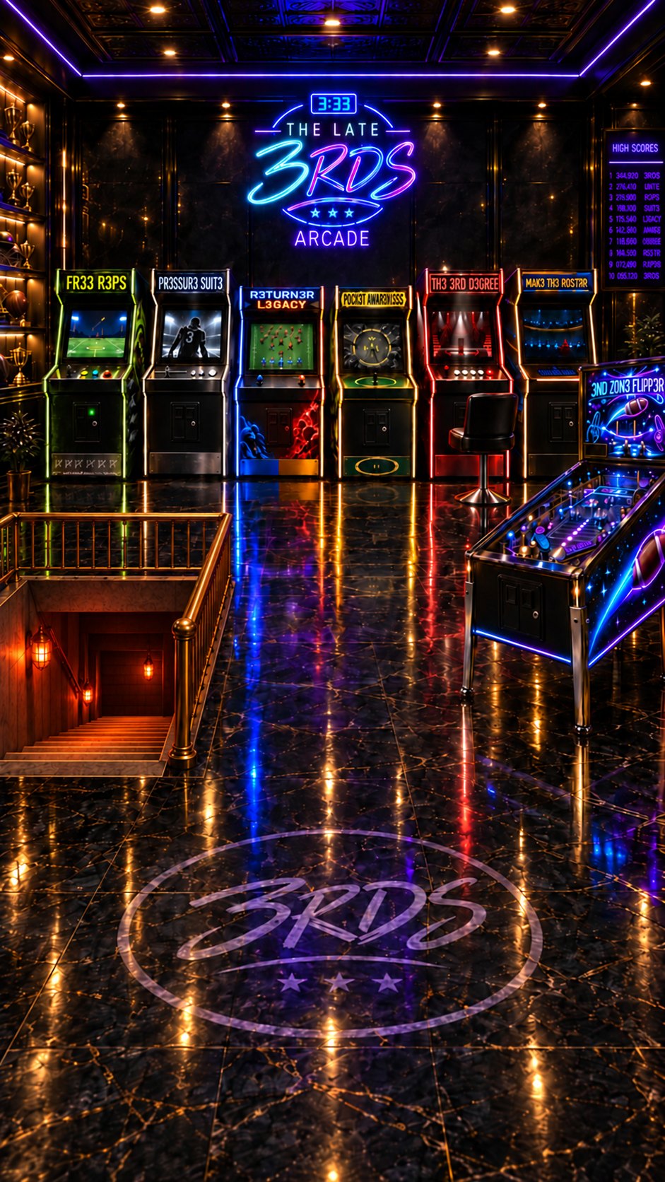 The Late 3RDS arcade